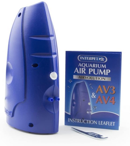 Interpet Airvolution Air Oxygen Pump for Aquarium Fish Tank Aeration, Ultra Quiet, Powerful, AV3 for Aquariums 101-150 Litre - Image 3