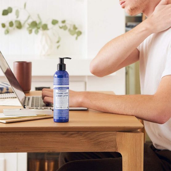 DR BRONNERS Organic Peppermint Lotion 236ml (PACK OF 1) - Image 3
