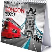 ERIK - London 2020 Desk Calendar - 12 Months
