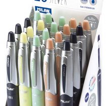 Display Stand 20 Capsule Silver Ink Blue MILAN