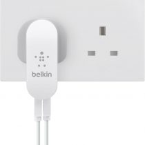 Belkin F8J107ukWHT Indoor Mobile Device Charger - Grey/White