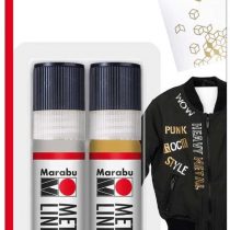 Marabu Metallic Liner Pen 25ml Assortment - Gold/Silver