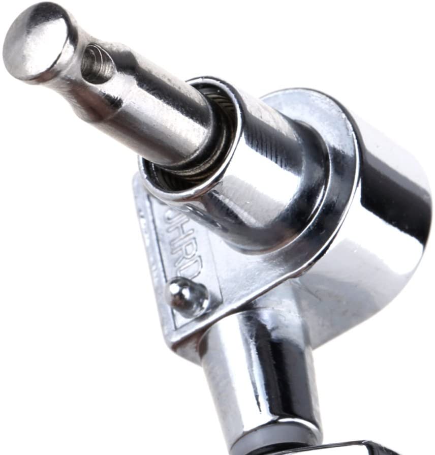 Musiclily Pro 6 inline 2-Pin Sealed Guitar Machine Heads Tuners 15:1 Ratio Tuning Pegs Keys for SQ Strat Tele Style Electric Guitar Chrome - Image 4