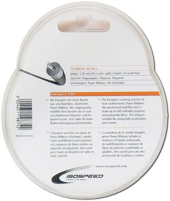 Iso Speed Unisex's Energetic String Reel-Black, 1.2 mm/200 m - Image 2