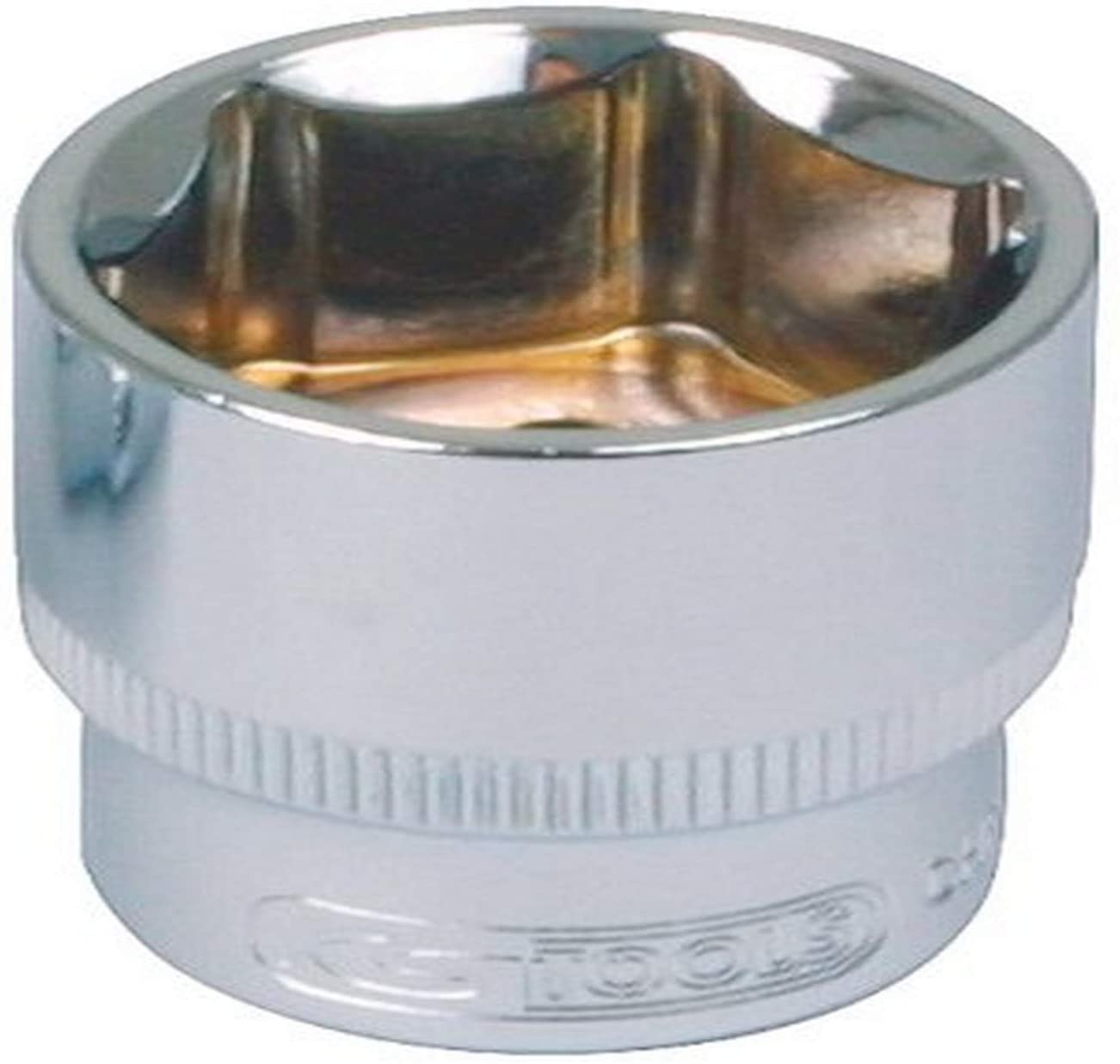 KS Tools 918.1234 1/2-inch 34mm Chrome Plus Hex Socket, Colour