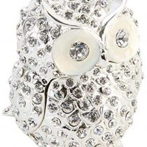 Crystal Owl Trinket Box - Ornament - Treasured Trinkets