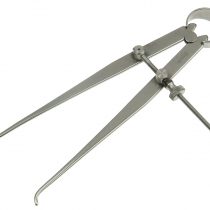 Starrett 73A-4 Solid Nut Inside Spring Calliper, Steel, Flat Leg, 0-4" Range
