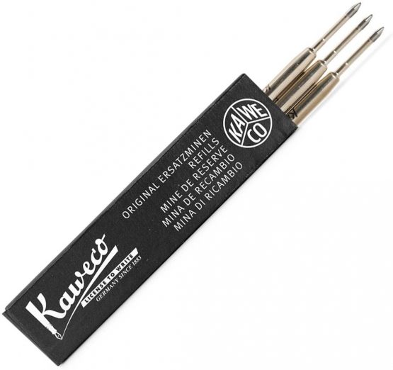 Kaweco G2 Ballpoint Pen Refill Black Pack of 3 1.4mm