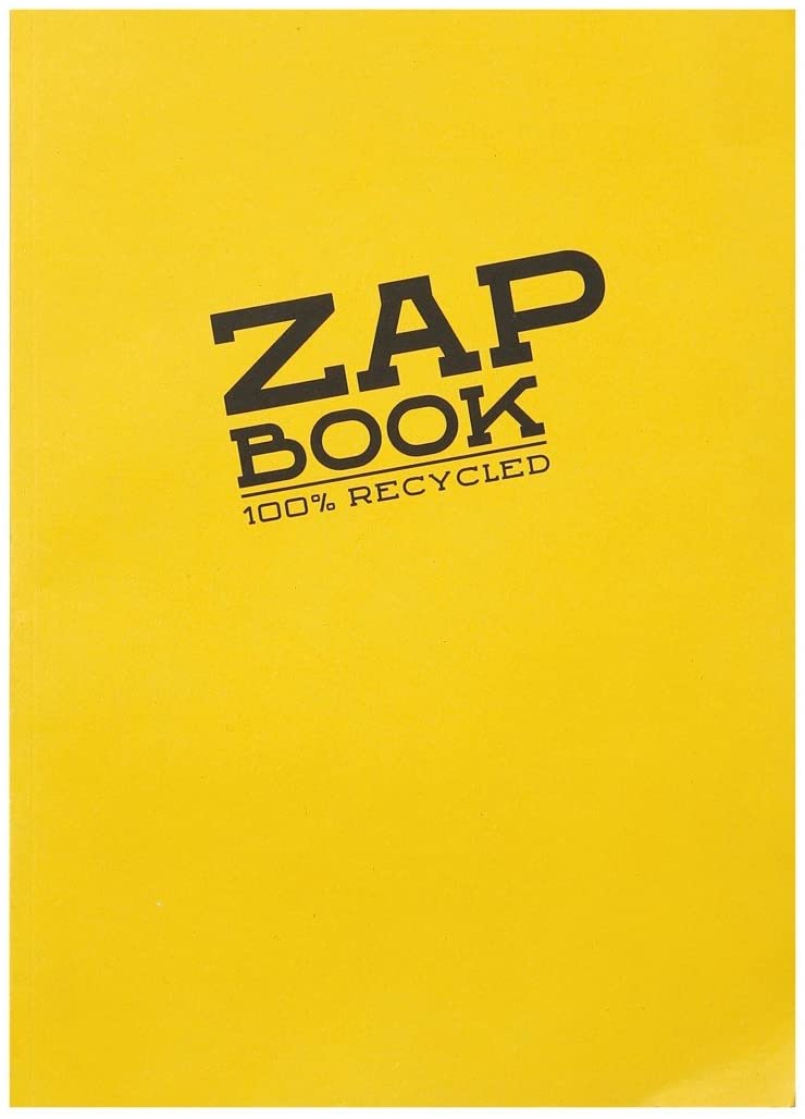 Clairefontaine, Ref 3354C, Recycled Zap Book (160 Pages), A4 (297 x 210mm) Size, Recycled 80gsm Paper, Acid Free, pH Neutral - Image 4