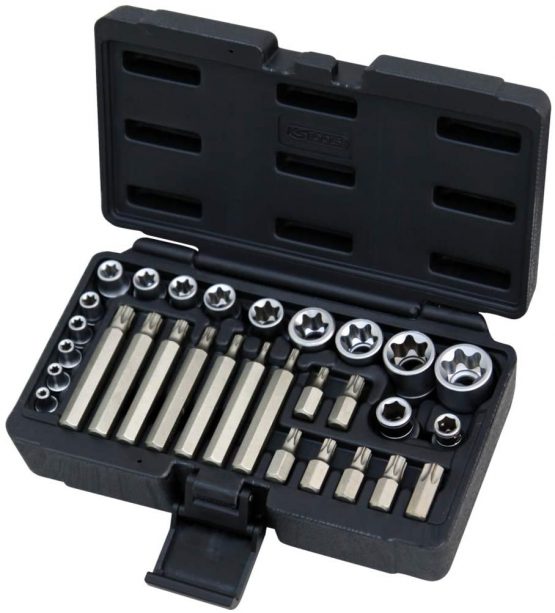 KS Tools 911.4301-1 TX Socket and bit set, 30 pcs - Image 2
