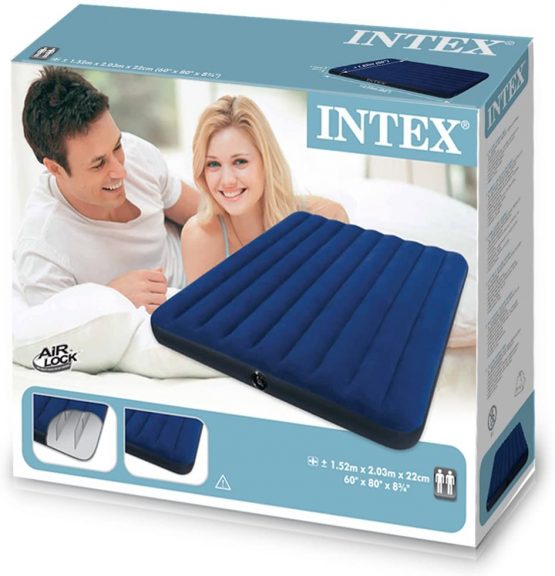 Intex -Inflatable bed Downy Queen double, extra long and wide - Image 4