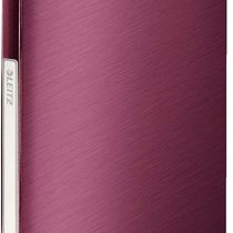 Leitz A4 Display Book, 40 Pockets, 80 Sheet Capacity, Transparent Pockets, Garnet Red, Style Range, 39590028