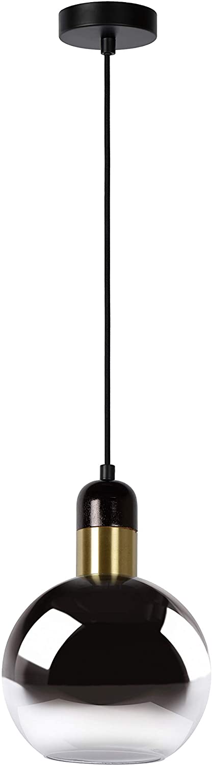 LUCIDE Julius - Pendant Light - diameter 20 cm - 1xE27 - Smoke Grey - Image 2