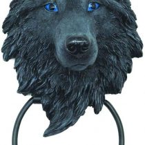 Nemesis Now Dark Guardian Wolf Door Knocker 13cm Black