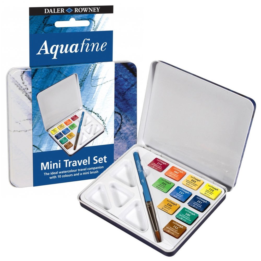 DR Aquafina 10 Half Pan Mini, XDAA910, Multicolour, 54.4 g (Pack of 1)