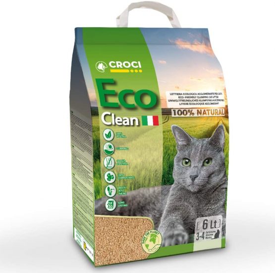 Croci Cat Litter Eco Clean, 6 Litre