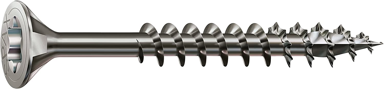Spax T-Star Plus – All-Purpose Screw, Countersunk Head, T, 4Cut, Partial Thread, Stainless Steel A2, 1.4567 – 0197000350303, 0197000601403