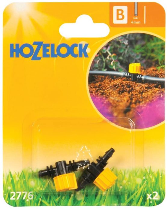 Hozelock 2776P0000 4mm Flow Control Valve, Multi-Colour