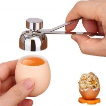 Shell Opener,Egg Opener Stainless Steel Egg Cutter Eggshell Topper Kitchen Cutter Tool for Boiled Raw Egg Open Scissors Tool Boiled and Raw Eggs Clean Opener