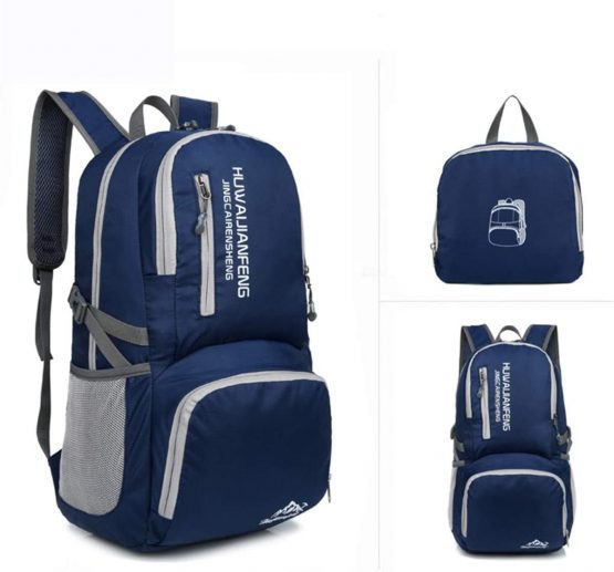 Crenze 35L Lightweight Foldable Backpack Travel Hiking Daypack, Men Women Durable Handy Waterproof Rucksack for Camping Mountaineering Walking Cycling Climbing - Image 2