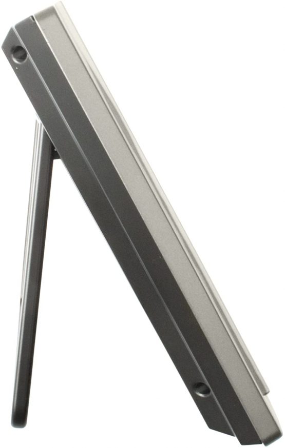 Acctim Stratus Smartlite Wall/Desk Clock, Silver - Image 2