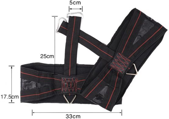 HemeraPhit Abdominal Sling Straps Arm Hanging Belt Pull Up Crunch Sling Ab Sling - Image 2