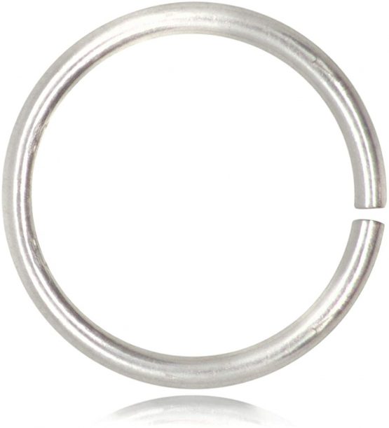 The Jewellery Store London TJS 10 Pcs Open Jump Rings in Nickel Free 925 Sterling Silver, 10mm (Other Sizes Avalaible: 6mm, 8mm, 10mm, 12mm, 14mm, 16mm)