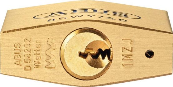 ABUS 79655 Brass Padlock with Security Card, Standard Bracket, 50mm - Image 2