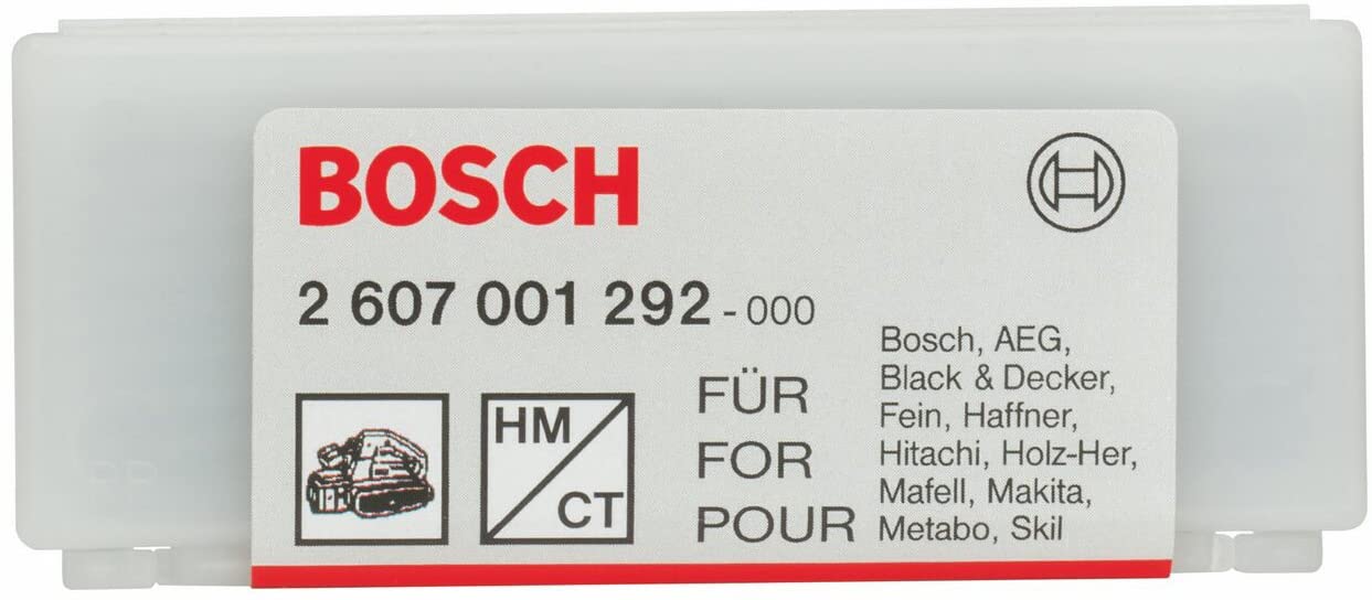 Bosch Professional 10x Straight Tungsten Carbide Planer Knives (for Wood 82.4 x 5.5 mm, 40°, Accessories for Planers) - Image 2