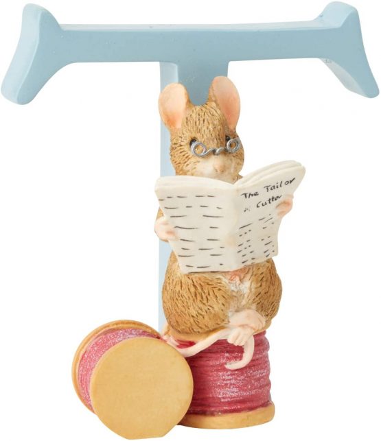 Beatrix Potter Alphabet Letter T The Tailor of Gloucester Figurine