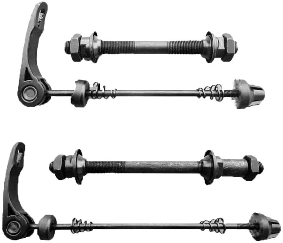 HomDSim 4pcs/lot Front/Rear Bicycle Quick Release Bike Hub & Shaft Hollow Axle of Road Mountain Bicycle Parts