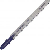 Faithfull JBT101B Jigsaw Blades T-Shank for Wood T101B (Pack of 5)