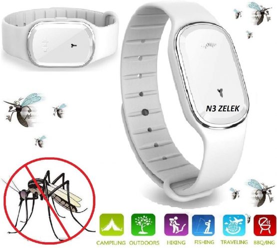 N3 ZELEK Mosquito Repellent Bracelet Mosquito Bands NEWEST CHIP Insect Repellent Bands Ultrasonic Pest Repeller Wrist Band Pest Control Repellent Bracelet Anti Mosquito Wristband Smart Insect Watch