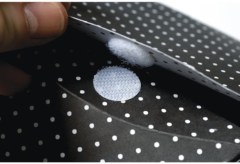 Rayher White Hook and Loop Dots, Self Adhesive Coins, Stick-on Hook & Loop Fasteners for Sewing Crafting and Card Making - Image 3