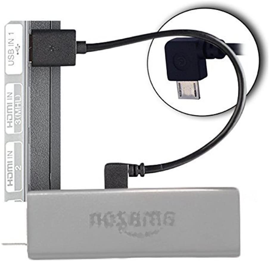 TengKo Mini Power Cable - USB Cable for TV Stick Chromecast, Powers from TV USB Port, 1 Pack