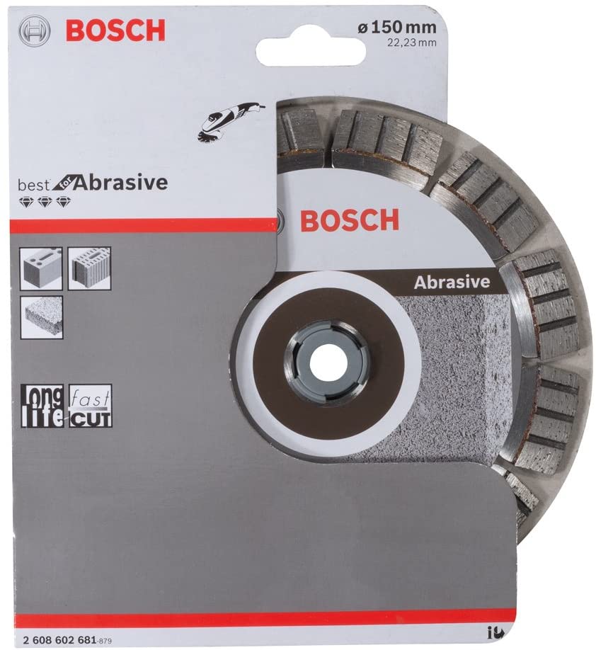 Bosch 2608602681 Diamond Cutting Disc Best for Abrasive, Silver/Grey, diameter 150 mm - Image 2