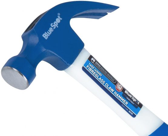Blue Spot 26143 16oz Claw Hammer - Image 2