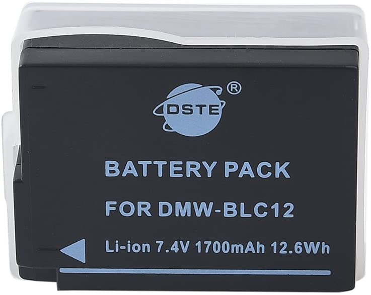 DSTE® DMW-BLC12 Rechargeable Battery for Panasonic Lumix DMC-G5 DMC-G6 DMC-G7 DMC-GH2 DMC-FZ200 DMC-FZ200GK DMC-FZ1000 V-LUX4 Leica Q Camera as DMW-BLC12E DMW-BLC12PP BP-DC12 BP-DC12U BP-DC12E - Image 2