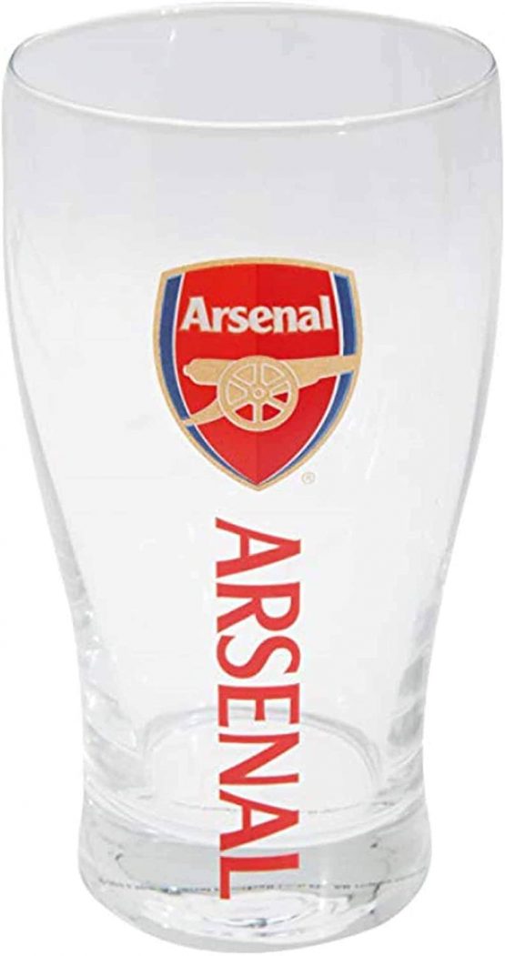 Official Premier League Arsenal FC Crest Pint Glass - Image 3