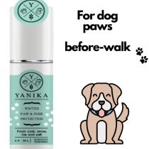 Yanika - dog nose, paws protection, recovery, before walk, from cold, wet, humidity, quickly absorbed, no Vaseline, no wax, not slip, natural, healthy, vegan