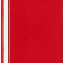 Veloflex 4748021 File Folder DIN A4 Polypropylene Transparent Cover with Labelling Strips Red Pack of 20