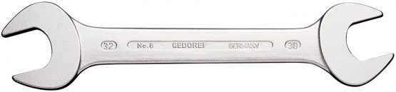 Gedore 6-8X10 6064480 Double Open Ended Spanner D3110 8,0x10,0mm, Silver, 8x10 mm