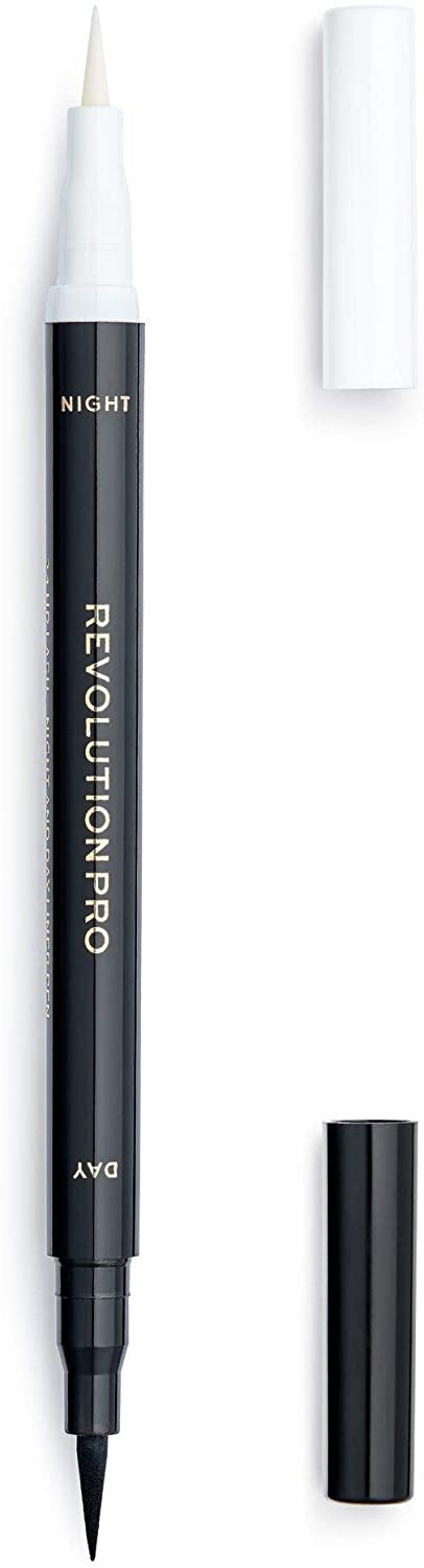 Revolution Pro 24hr Lash Day and Night Liquid Eye Liner Pen With Growth Serum Black - Image 3