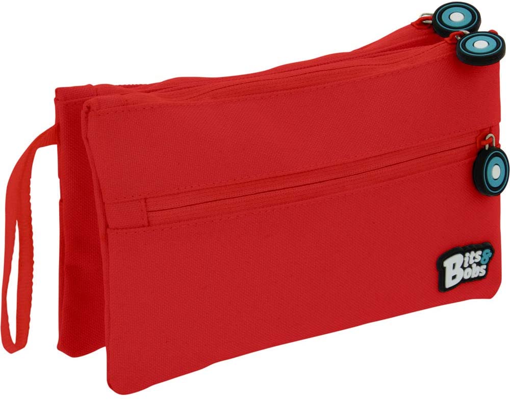 Grafoplás 37545351 Double Flat School Holder, Red, 21 x 12 cm, Bits & Bobs