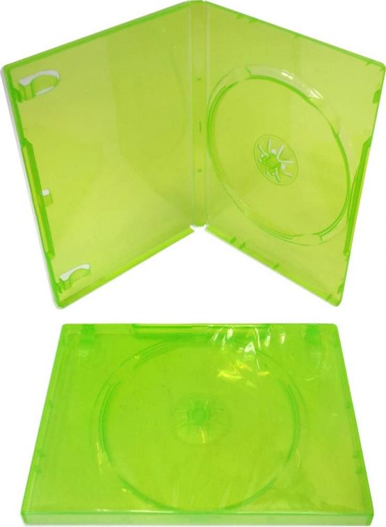 10 Empty Standard XBOX 360 Translucent Green Replacement Games Boxes / Cases #DVBR14XBOX - Image 2