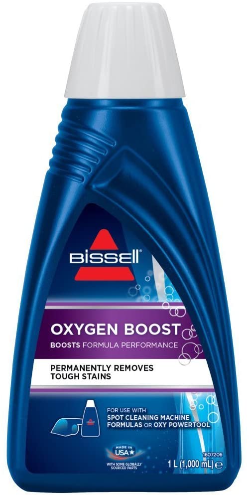 BISSELL Oxygen Boost, Cleaning Solution booster for SpotClean Portable Carpet Cleaner formulas, for use on carpet upholstery