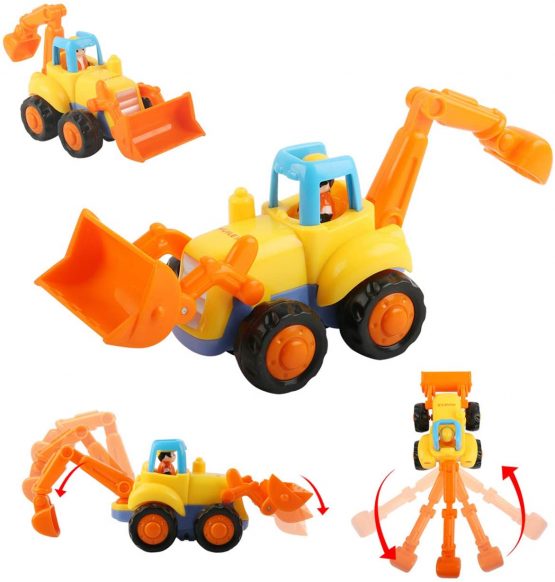 Pull Back Cars,6 Pcs Cars Toys for 1 Year Old+ Baby Toddlers,Early Educational Car Toys,Push and Go Vehicles Set,Mini Friction Powered Vehicle Play for Kids Boys and Girls Christmas Birthday Gift - Image 4
