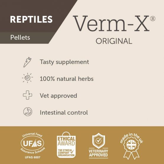 Verm-X Original All Natural Powder for Reptiles. Supports Intestinal Hygiene. Vet Approved. Restores and maintains Gut Vitality. Wormwood Free Recipe, Clear - Image 4