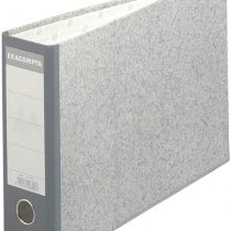 Exacompta Lever Arch File, 24 x 37 cm, A4 Landscape, 70 mm spine - Grey Spine