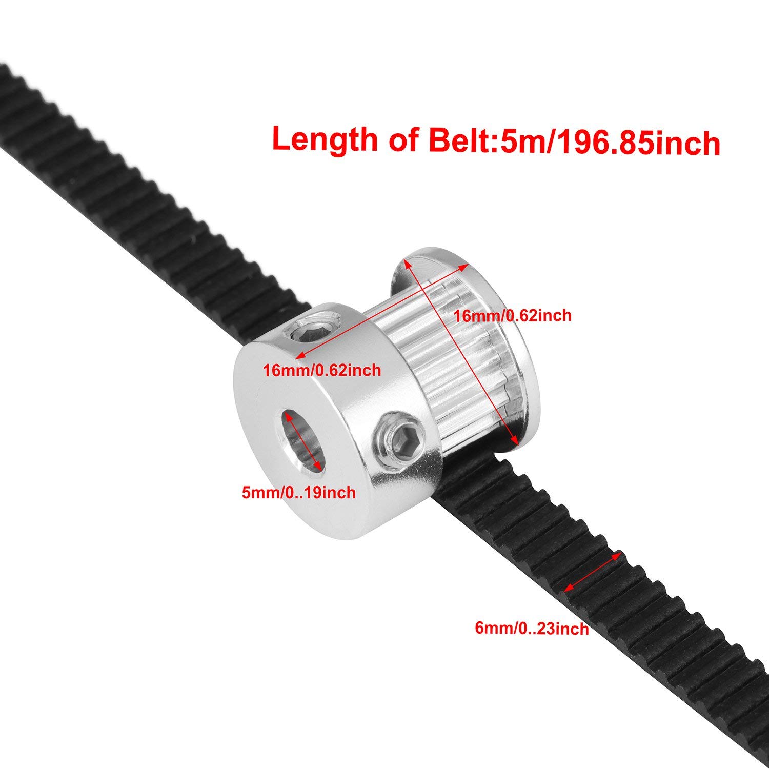 TUZUK GT2 Timing Belt Pulley - Image 2